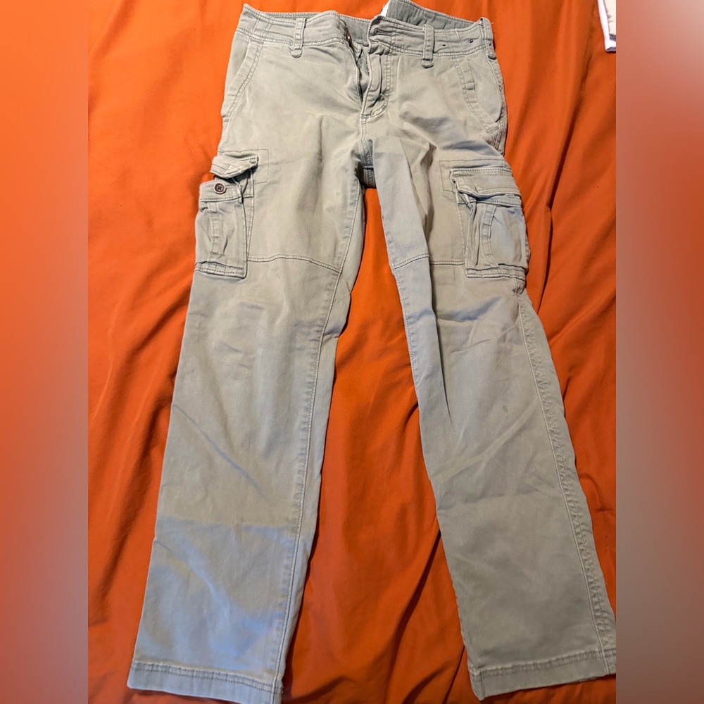 Hollister Men's Olive Cargo Pants